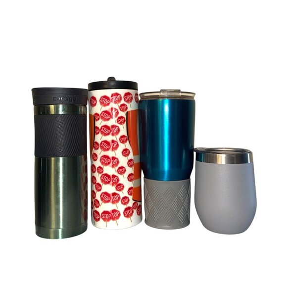 Set Of 4 Travel Tumblers & Coffee Cups - Picture 2 of 10
